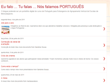 Tablet Screenshot of eufalotufalasnosfalamosportugues.blogspot.com
