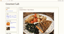 Desktop Screenshot of gourmetlab.blogspot.com