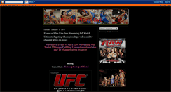 Desktop Screenshot of live-boxingworld.blogspot.com