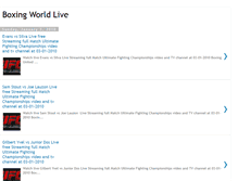 Tablet Screenshot of live-boxingworld.blogspot.com