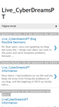 Mobile Screenshot of livecyberdreamspt.blogspot.com