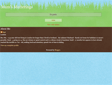 Tablet Screenshot of mumsmutterings.blogspot.com
