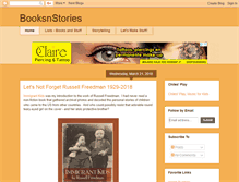 Tablet Screenshot of booksnstories.blogspot.com