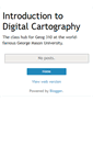 Mobile Screenshot of geog310.blogspot.com