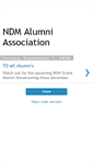 Mobile Screenshot of ndmalumni.blogspot.com