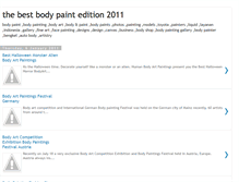 Tablet Screenshot of bestbodypaint-edition.blogspot.com