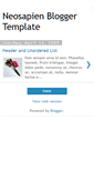 Mobile Screenshot of neosapien-btf.blogspot.com