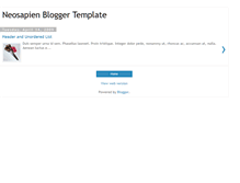 Tablet Screenshot of neosapien-btf.blogspot.com
