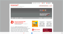 Desktop Screenshot of kampoeng-it.blogspot.com