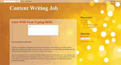Desktop Screenshot of contentwritingjob.blogspot.com