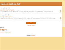Tablet Screenshot of contentwritingjob.blogspot.com