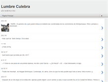 Tablet Screenshot of lumbre-culebra.blogspot.com