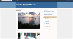 Desktop Screenshot of belizeodyssey.blogspot.com