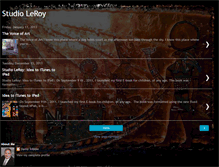 Tablet Screenshot of leroyfineart.blogspot.com