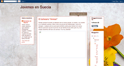 Desktop Screenshot of jovenesensuecia.blogspot.com