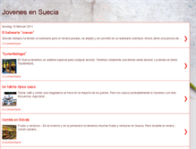 Tablet Screenshot of jovenesensuecia.blogspot.com