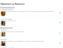Tablet Screenshot of depanneurlaressource.blogspot.com