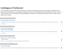 Tablet Screenshot of mrphpguru.blogspot.com