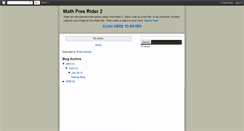 Desktop Screenshot of freeridermath.blogspot.com
