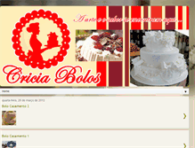 Tablet Screenshot of criciabolos.blogspot.com