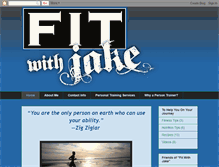 Tablet Screenshot of fitwithjake.blogspot.com
