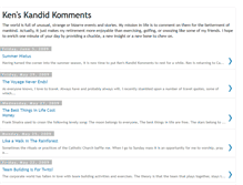 Tablet Screenshot of kenskandidkomments.blogspot.com