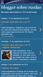 Mobile Screenshot of bloggersobreruedas.blogspot.com