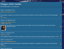 Tablet Screenshot of bloggersobreruedas.blogspot.com