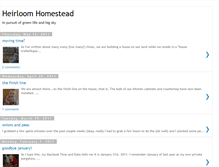 Tablet Screenshot of heirloomhomestead.blogspot.com