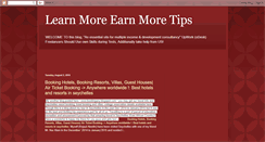 Desktop Screenshot of learnmoreearnmoretips.blogspot.com