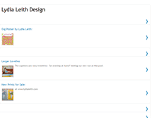Tablet Screenshot of lydialeith.blogspot.com