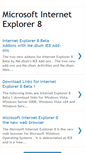 Mobile Screenshot of microsoftinternetexplorer8.blogspot.com