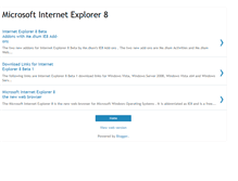 Tablet Screenshot of microsoftinternetexplorer8.blogspot.com