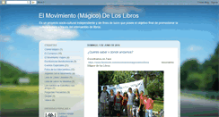 Desktop Screenshot of elmovimientodeloslibros.blogspot.com