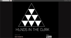 Desktop Screenshot of handsinthedarkrecords.blogspot.com