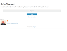 Tablet Screenshot of johnstoesser.blogspot.com