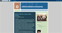 Desktop Screenshot of caltanisettalamonicafamily.blogspot.com