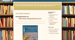 Desktop Screenshot of lasestacionesdelaimaginacion.blogspot.com