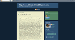 Desktop Screenshot of akhmad-akhmad.blogspot.com