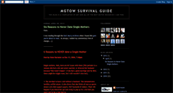 Desktop Screenshot of mgtowsurvivalguide.blogspot.com