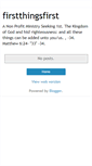 Mobile Screenshot of firstthings1st.blogspot.com