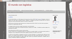 Desktop Screenshot of elmundoconlogistica.blogspot.com