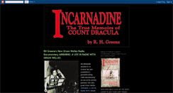 Desktop Screenshot of draculamemoirs.blogspot.com