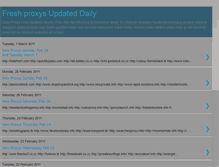 Tablet Screenshot of freshnewproxys.blogspot.com