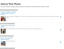 Tablet Screenshot of albertawestphotos.blogspot.com