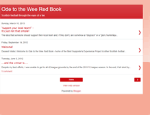 Tablet Screenshot of odetotheweeredbook.blogspot.com