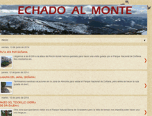 Tablet Screenshot of echadoalmonte.blogspot.com