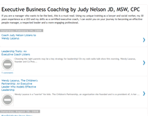 Tablet Screenshot of coachjudynelson.blogspot.com