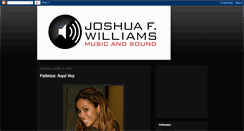 Desktop Screenshot of jfwmusicandsound.blogspot.com
