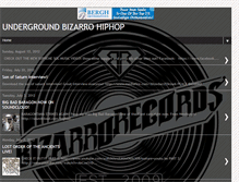 Tablet Screenshot of bizarrohiphop.blogspot.com